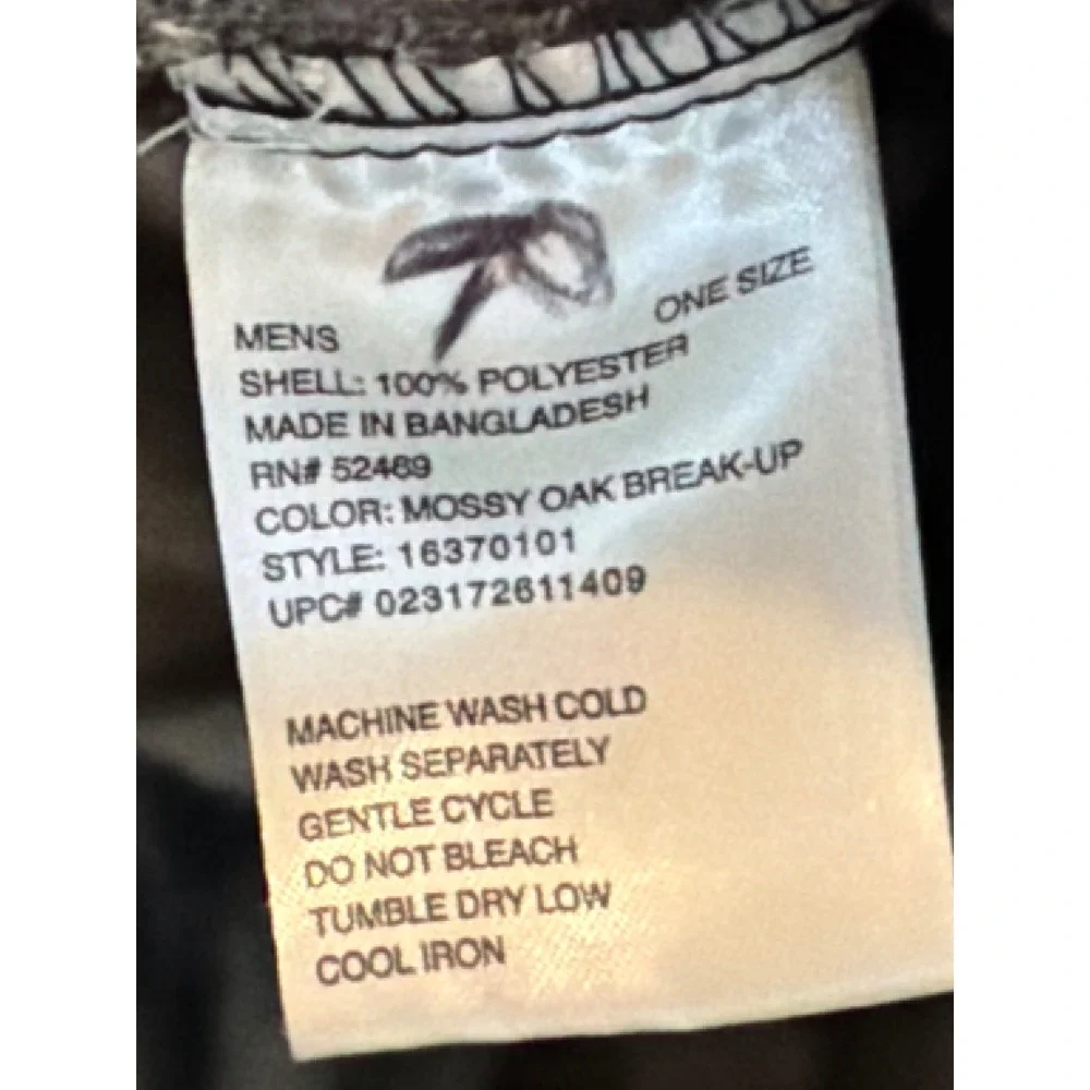 Remington Mens Mossy Oak Break-Up Fleece Hooded Neck Gaiter Camo Balaclava
